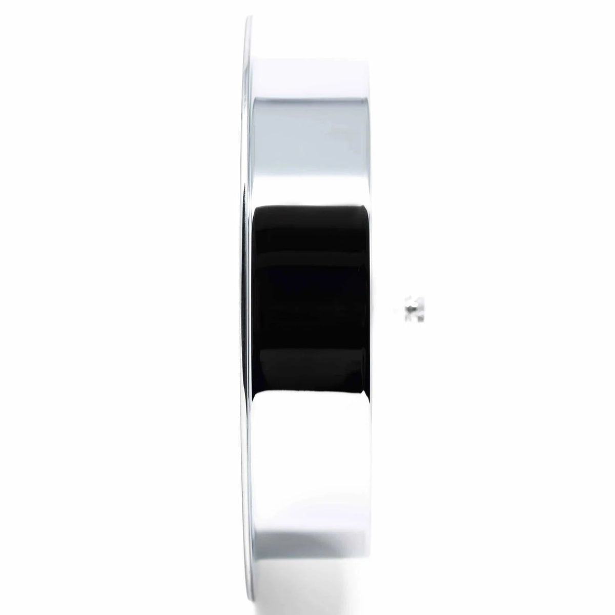 Barigo Orion Barometer | Polished Chrome with Black Face | 100 mm |823RFPO.06