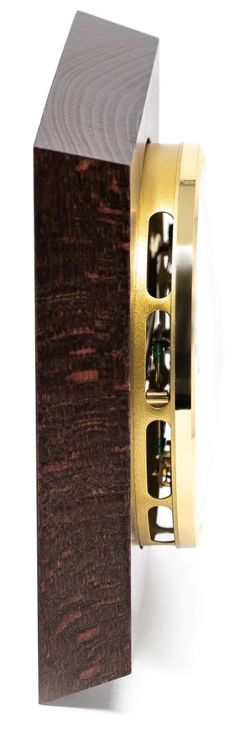 Wine Cellar Hygrometer & Thermometer – Mahogany Finish (1225HT-22)