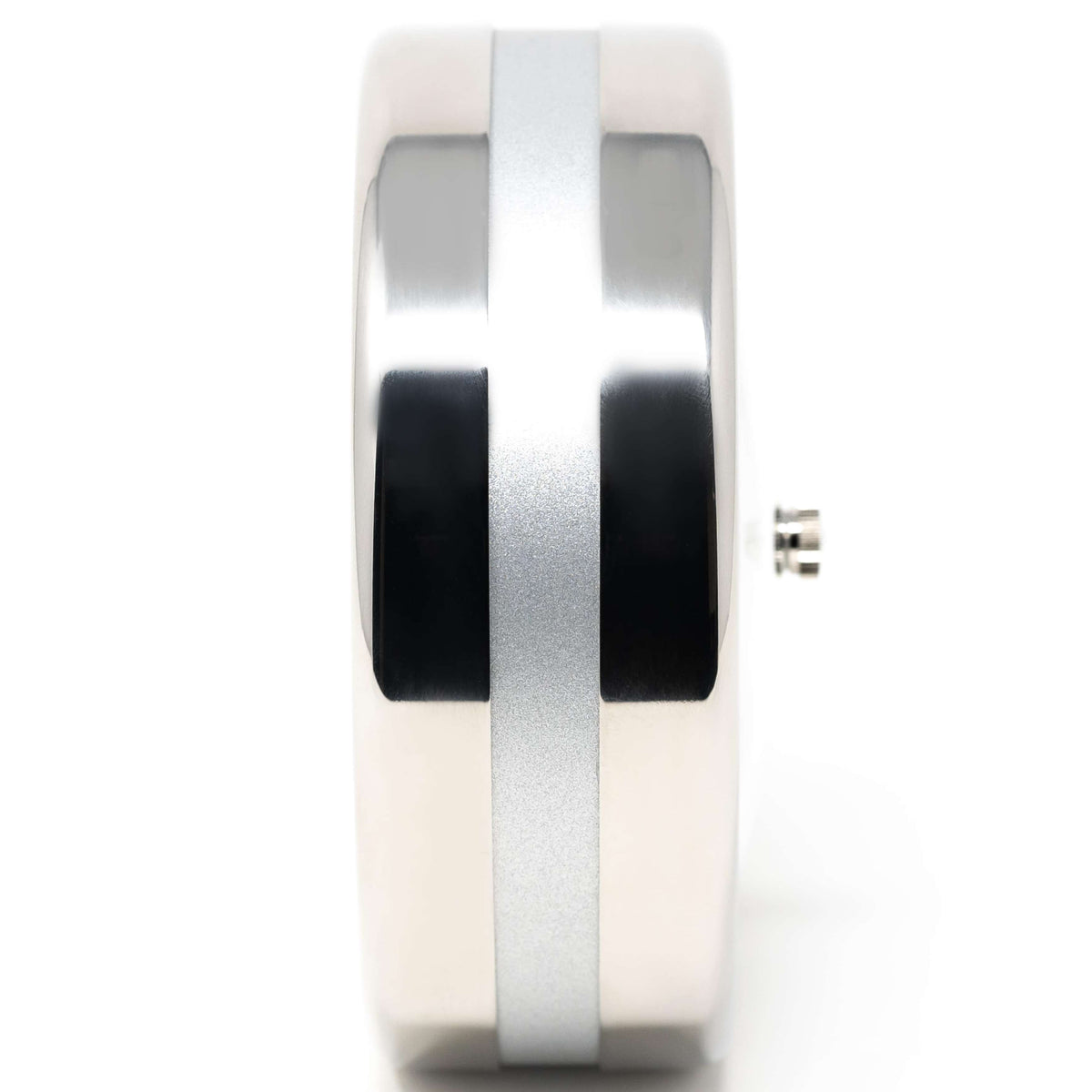 Barigo Orion Barometer | Polished Chrome with Black Face | 100 mm |823RFPO.06