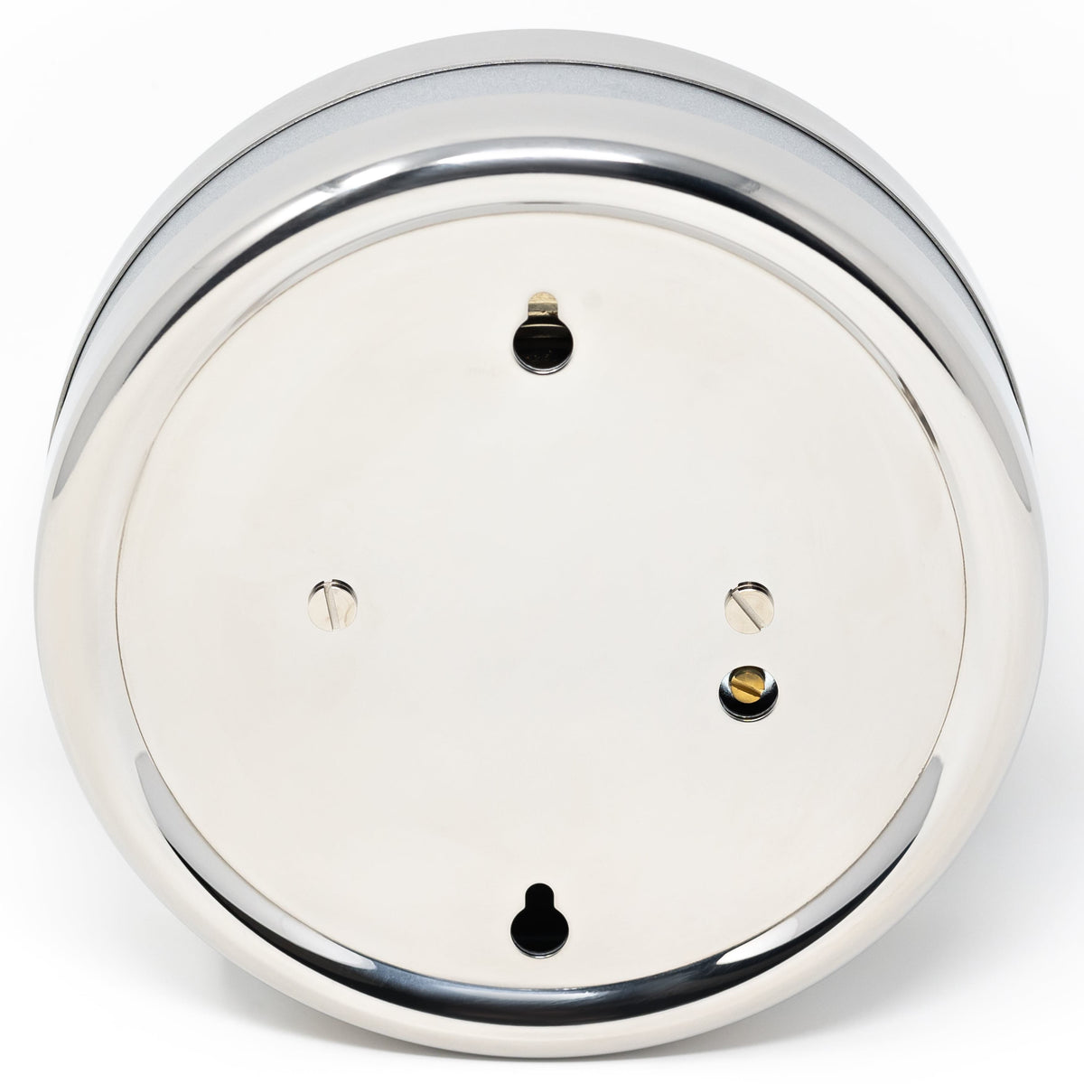 Barigo Orion Barometer | Polished Chrome with Black Face | 100 mm |823RFPO.06