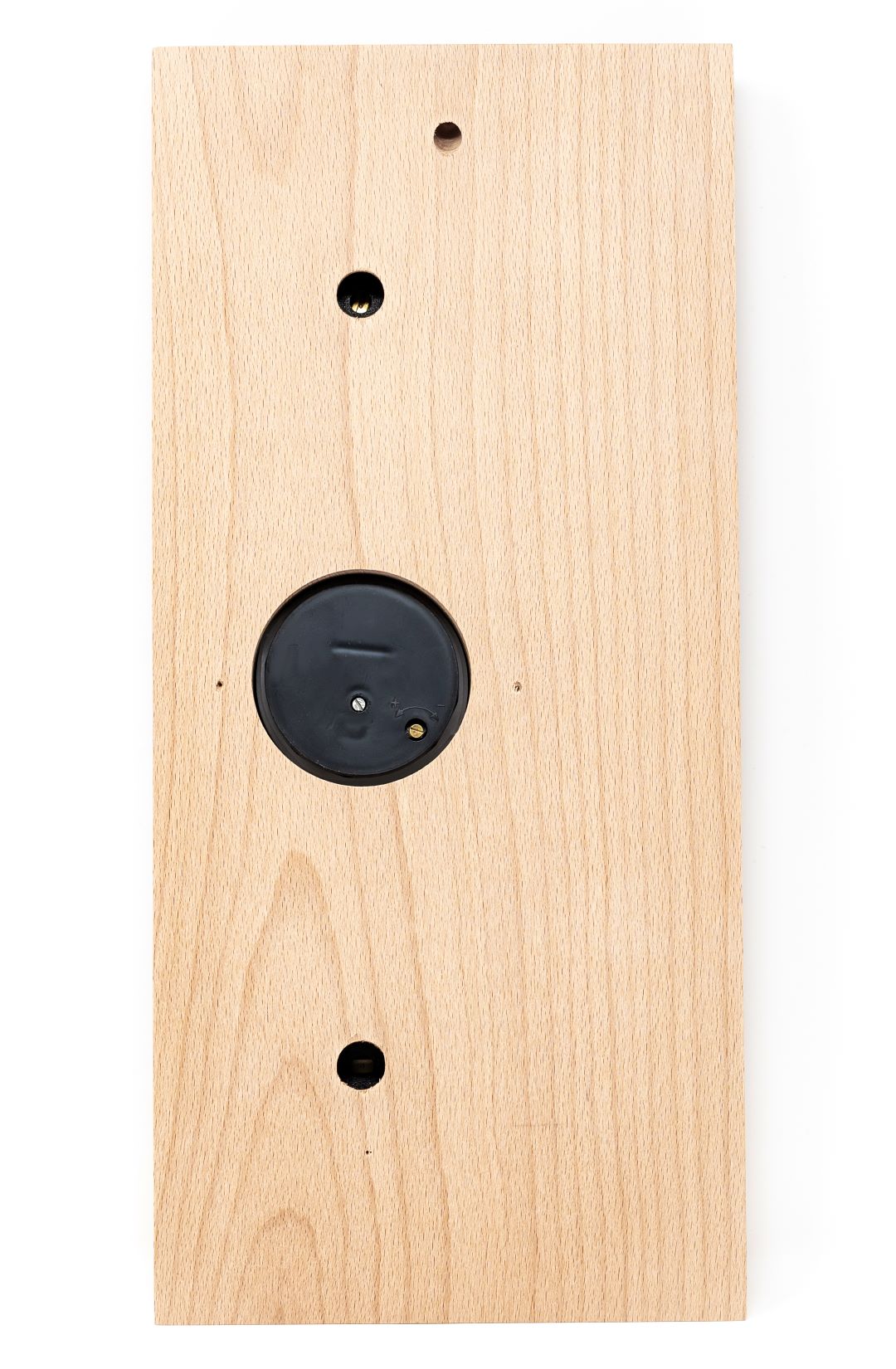 Stylish Beech & Chrome Weather Station 3 in 1 - Hygrometer + Barometer + Thermometer