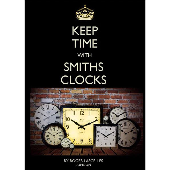 Smiths Black Station Clock Wall Clock