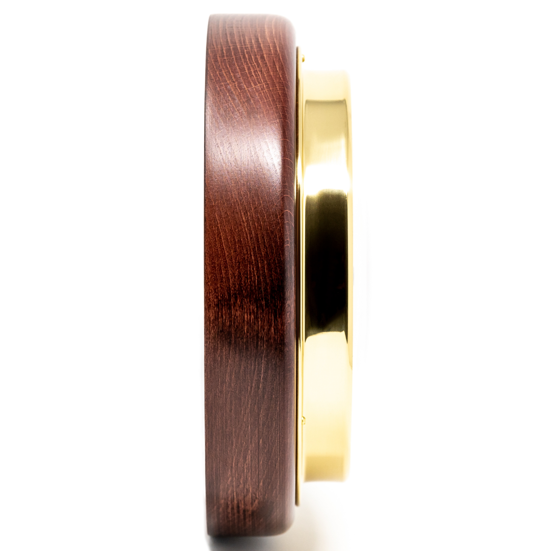 Popular Mahogany & Brass 170mm Tide Clock