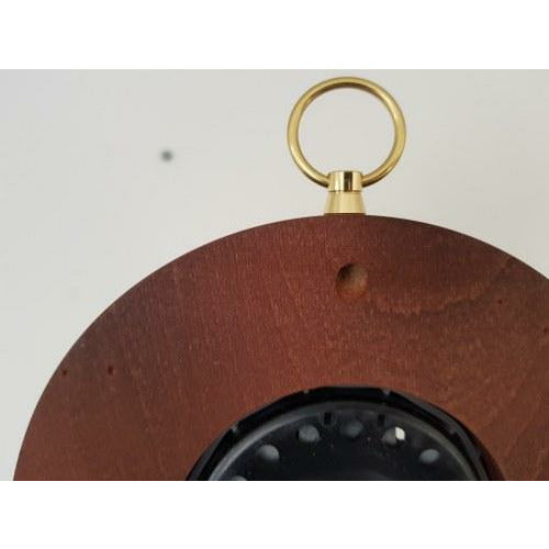 Classic Walnut & Brass 170mm Fischer Barometer