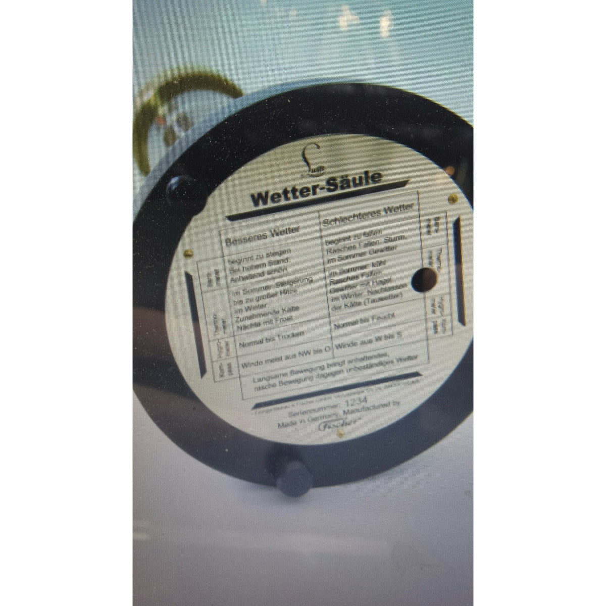 numbered edition lufft weather pillar