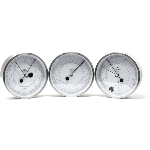Designer POLAR Instruments- Stainless Steel - Hygrometer