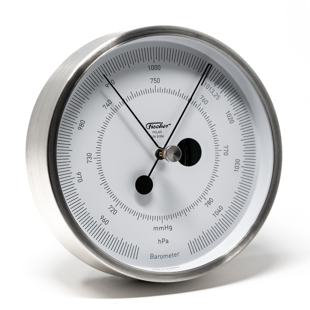 Designer POLAR Instruments - Stainless Steel Barometer