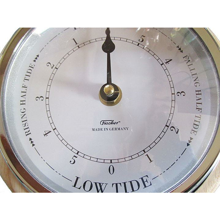 Ash & Chrome 170mm Tide only Clock