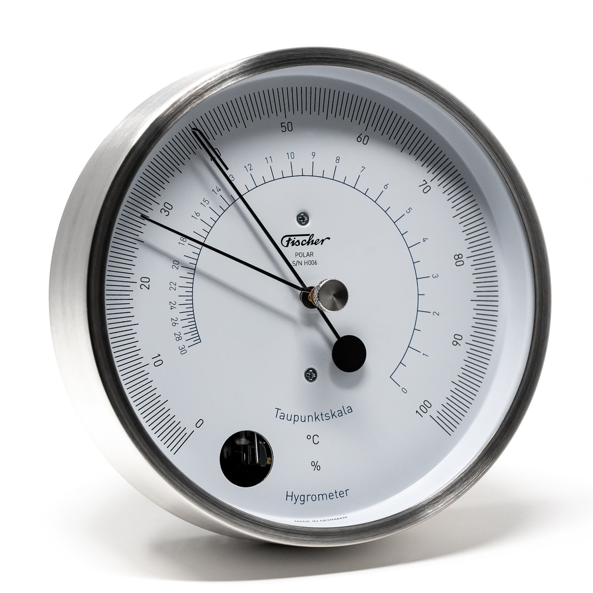 Designer POLAR Instruments- Stainless Steel - Hygrometer