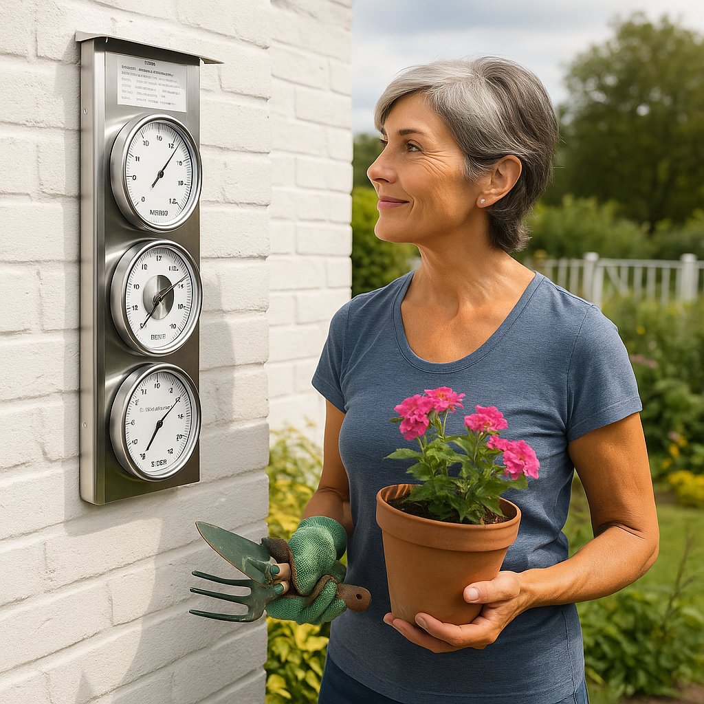 outdoor garden barometers and weatherstations