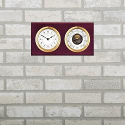 wall clock with barometer 