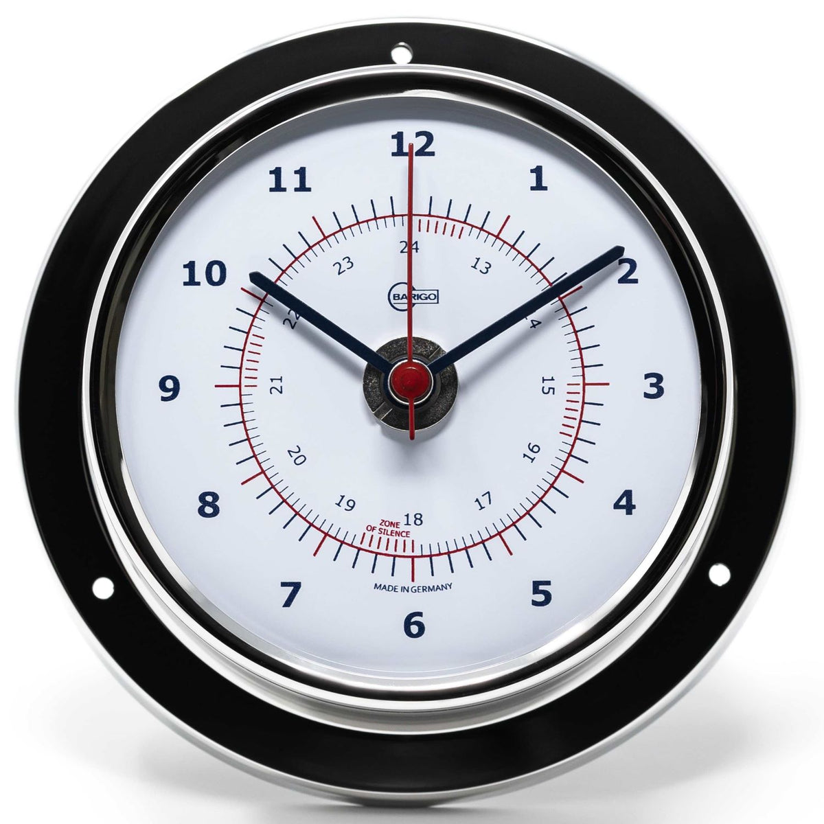 Barigo Sky Quartz Clock 683RFPO.AV – Polished Stainless Steel (110 mm)
