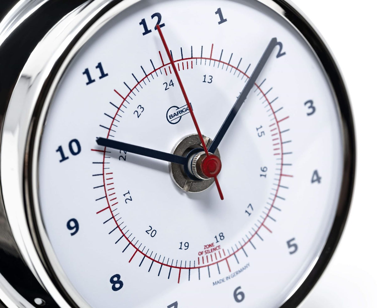 Barigo Sky Quartz Clock 683RFPO.AV – Polished Stainless Steel (110 mm)