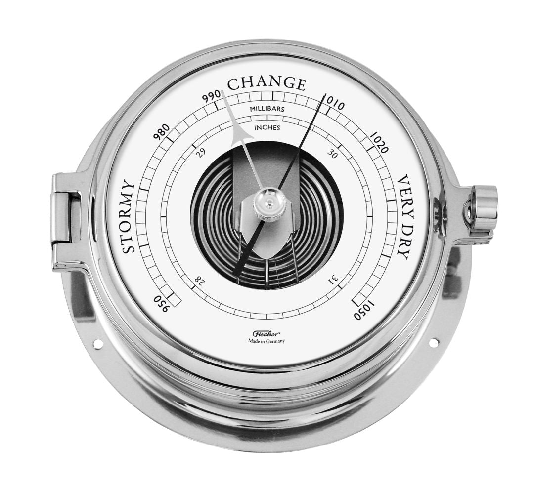 Marine Barometer Chrome 