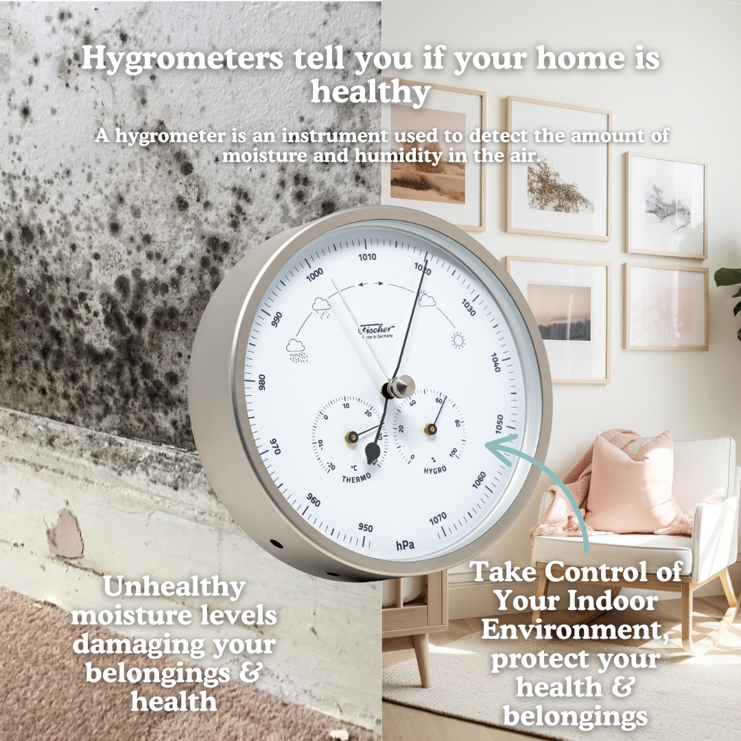 Modern Indoor &amp; Outdoor Weatherstation- 3 in 1 - Hygrometer + Barometer + Thermometer