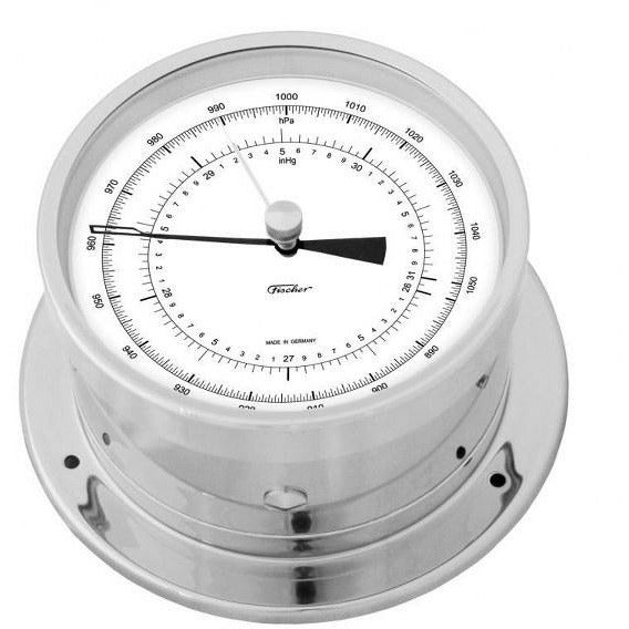 Aneroid Precision chrome Barometer Navigator