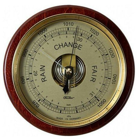 Stunning extra large wooden barometer