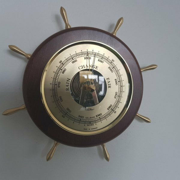 Ships Wheel  Barometer