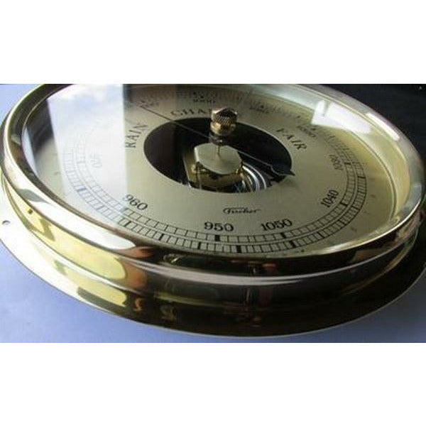 large brass barometer 160mm
