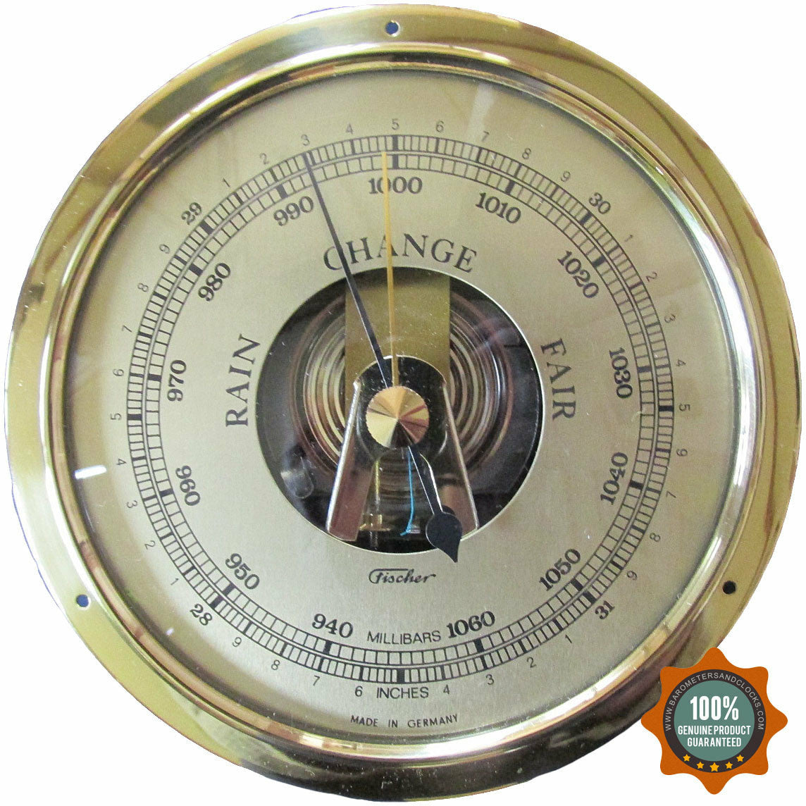 Barometer fit-up 160mm