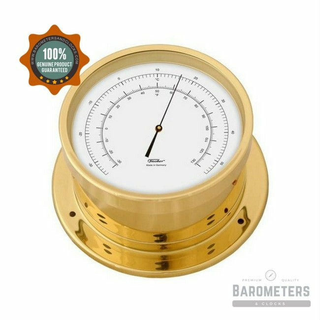 Nautical Brass Precision Thermometer Navigator 