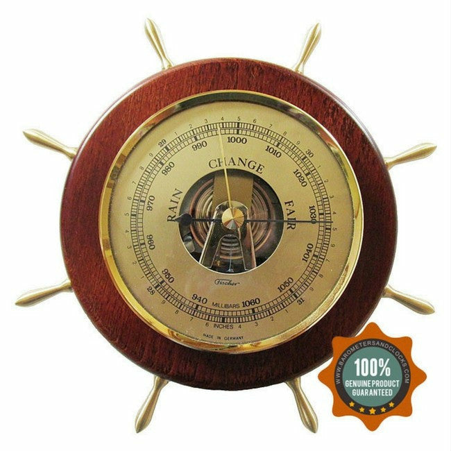 Ships Wheel  Barometer