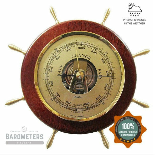 Ships Wheel  Barometer