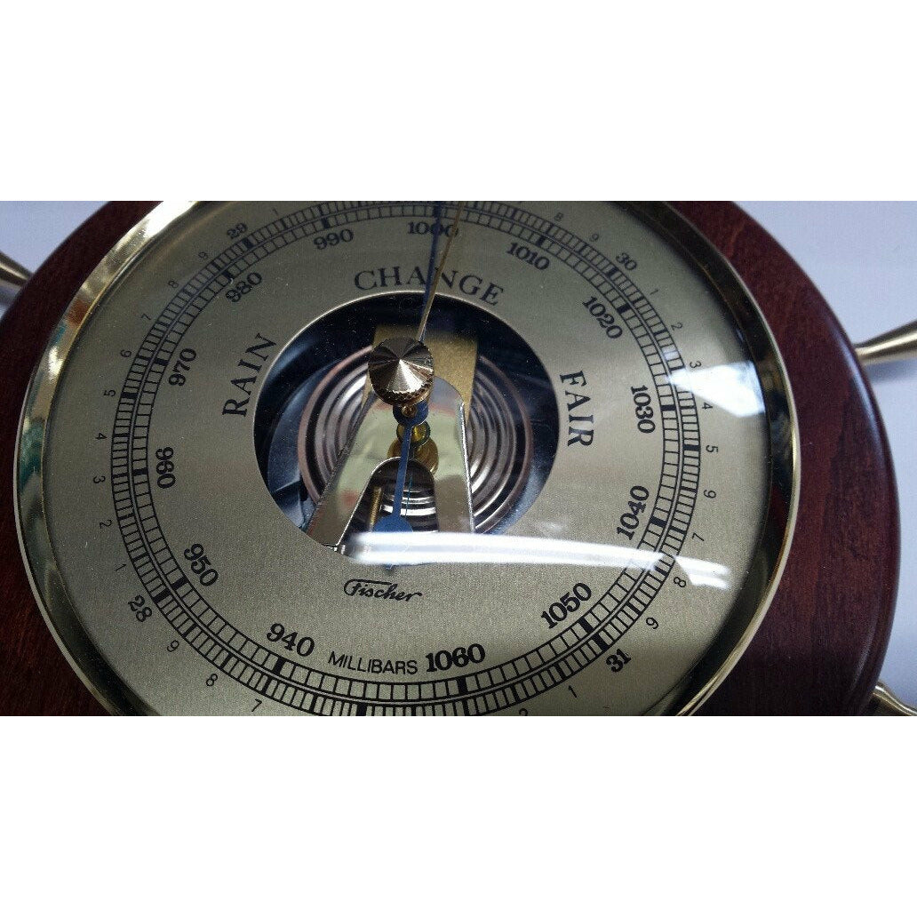 Ships Wheel Barometer