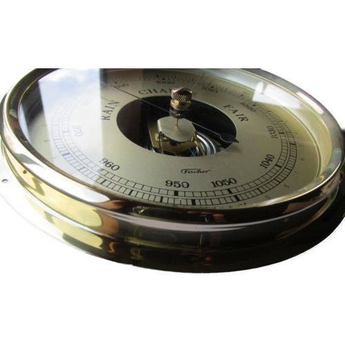 large brass barometer 160mm