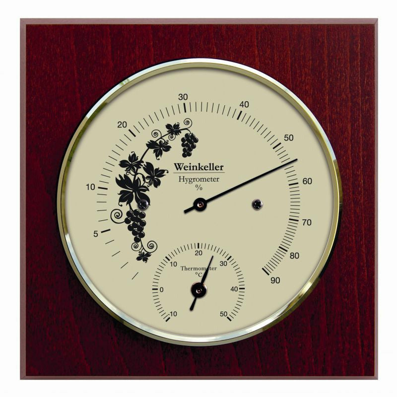 Wine Cellar Hygrometer &amp; Thermometer